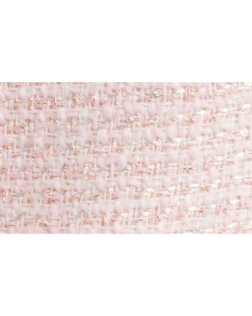 Endless Rose Pink Tweed Button-Up Minidress