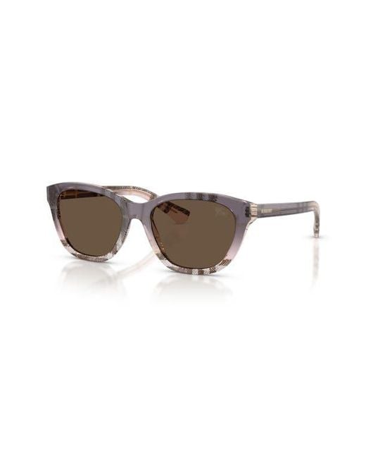 Burberry Brown 54Mm Rectangular Sunglasses