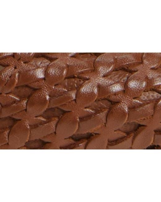 Frye Brown Heather Woven Pointed Toe Flat