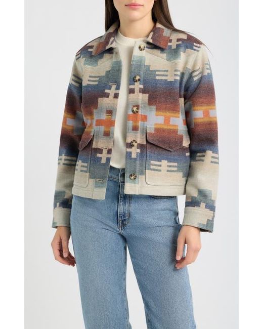 Pendleton Blue Dakota Wool Western Jacket