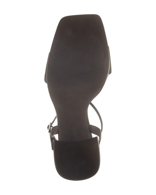 Open Edit Black Noella Ankle Strap Platform Sandal