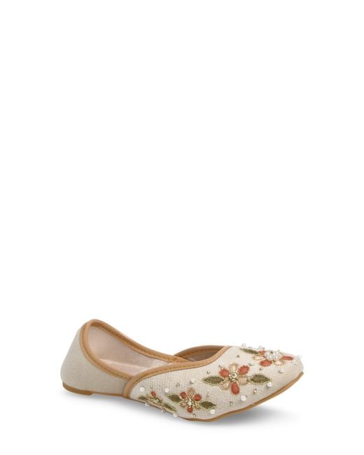 Fuchsia White Chaman Flat