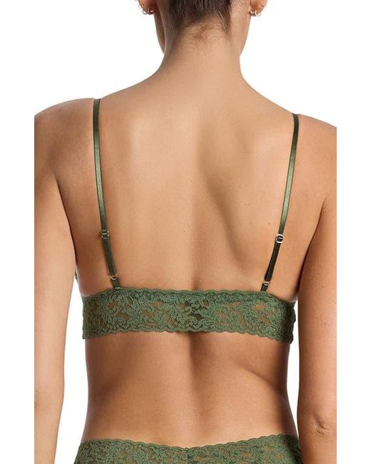 Hanky Panky Green Signature Lace Padded Bralette