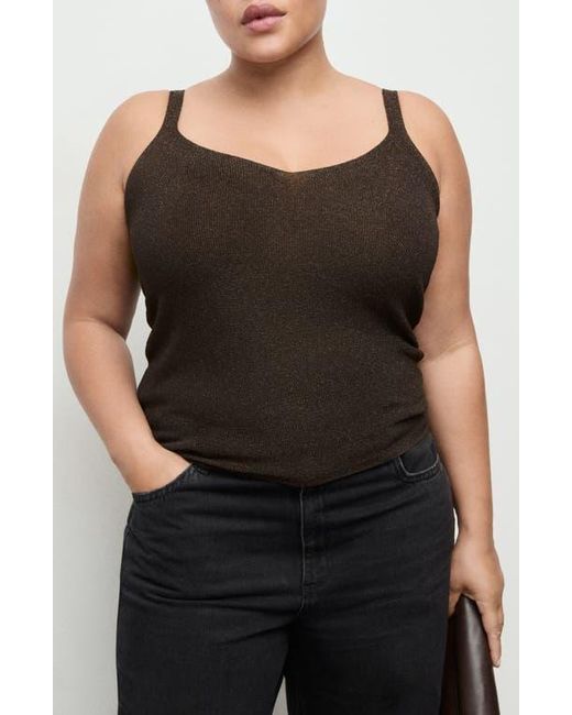 Mango Black Sweater Tank