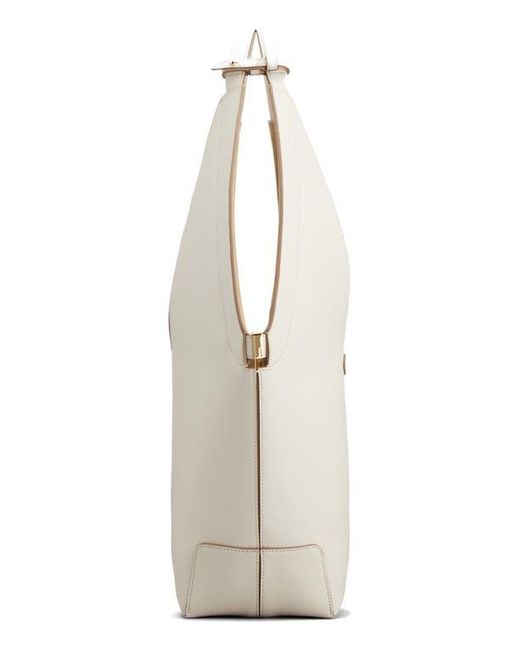 Tod's White Small Sacca Leather Bucket Bag