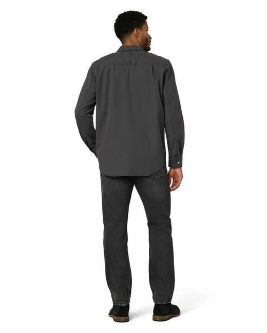 Joe's Jeans Black The Reynolds Workwear Button-Up Shirt for men