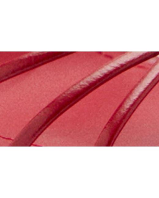 Mango Red Ankle Strap Sandal