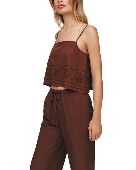 Bella Dahl Red Button Back Camisole