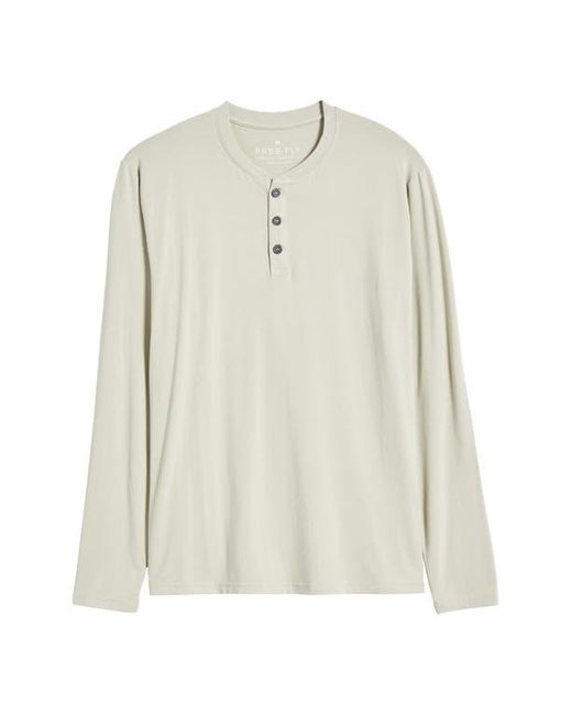 Free Fly White Flex Performance Henley for men
