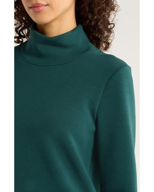 Mpg Green Dreamweave Recycled Polyester Blend Mock Neck Sweatshirt