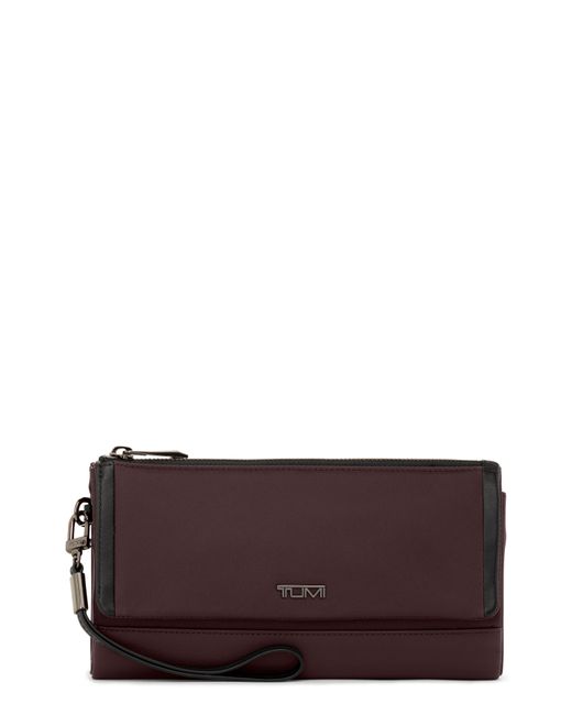 Tumi Brown Leather Travel Wallet
