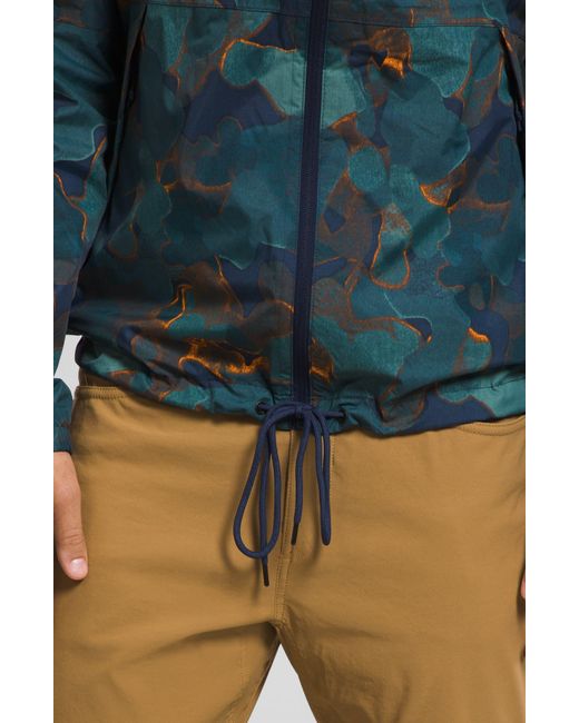 The North Face Antora Waterproof Hooded Rain Jacket in Blue for Men Lyst