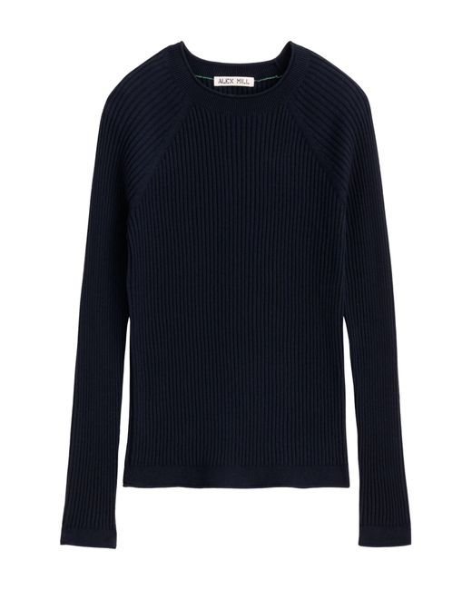 Alex Mill Blue Josie Rib Cotton & Cashmere Sweater