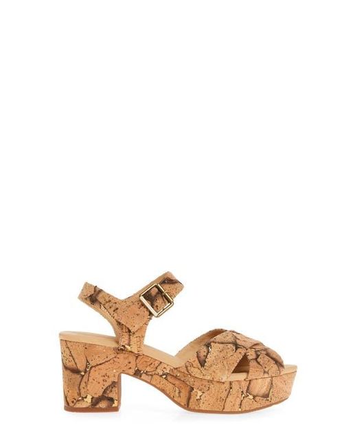 Chocolat Blu Multicolor Cork Platform Sandal