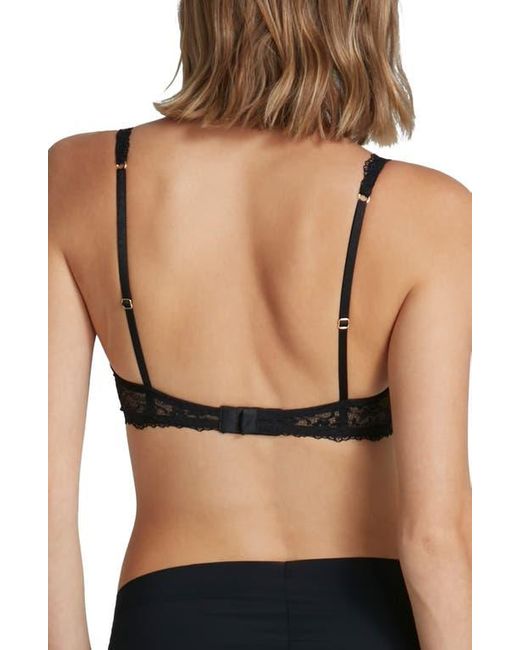 Commando Black Double Take Lace Bralette