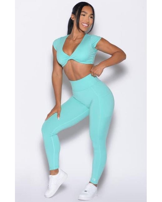 Bombshell Sportswear Define Leggings in Blue | Lyst
