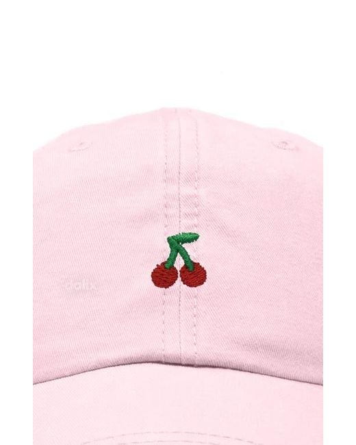 Alix Pink Lil Cherry Dad Cap