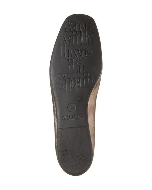 Wonders Brown Ballet Flat