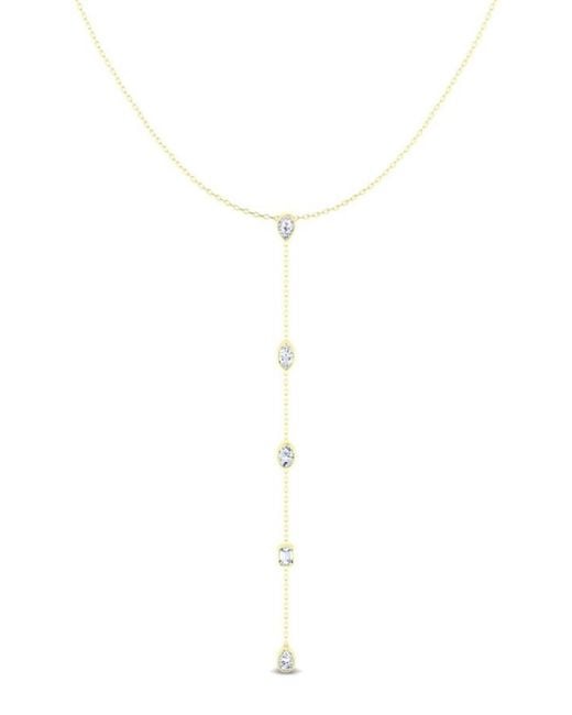 Everlee White Multi Shape Lariat Lab Diamond