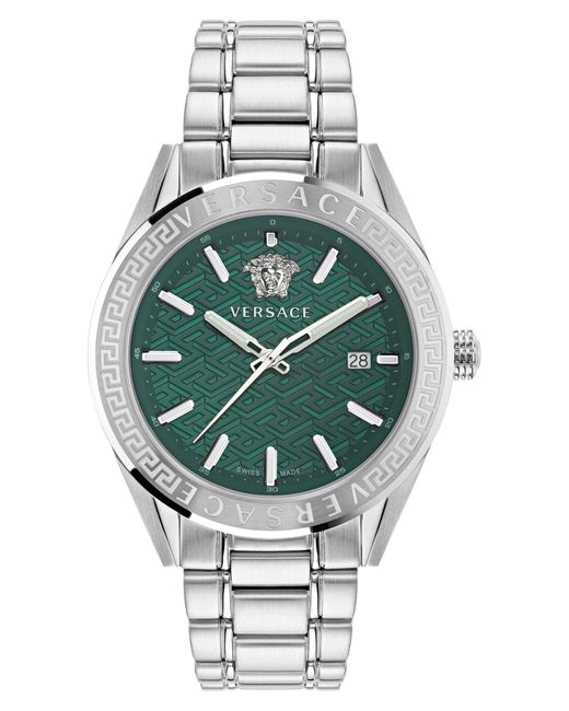 Versace Vcode Bracelet Watch in Gray for Men Lyst