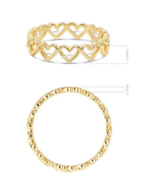 DEVATA Metallic Sweet Heart Ring