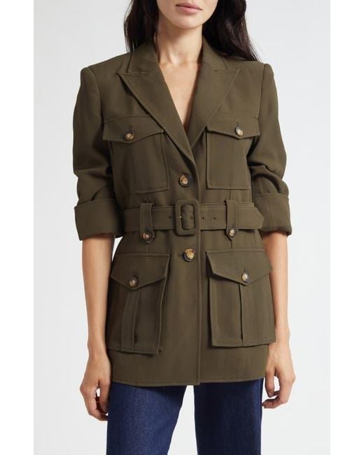 Veronica Beard Green Jones Dickey Jacket
