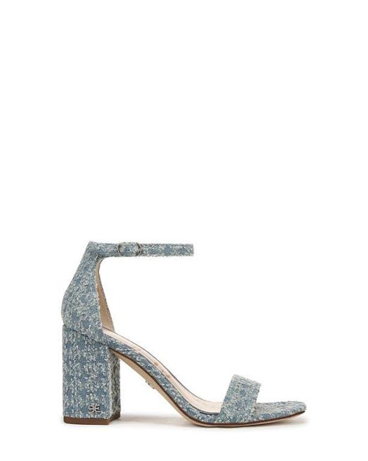 Sam Edelman White Daniella Ankle Strap Sandal