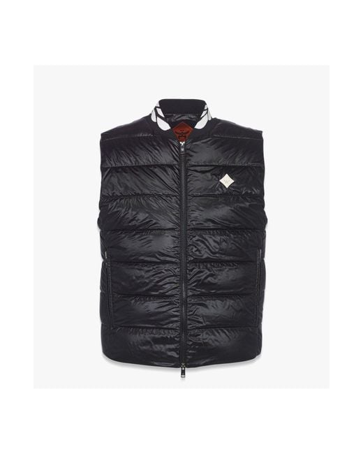 MCM Black Packable Down Vest for men