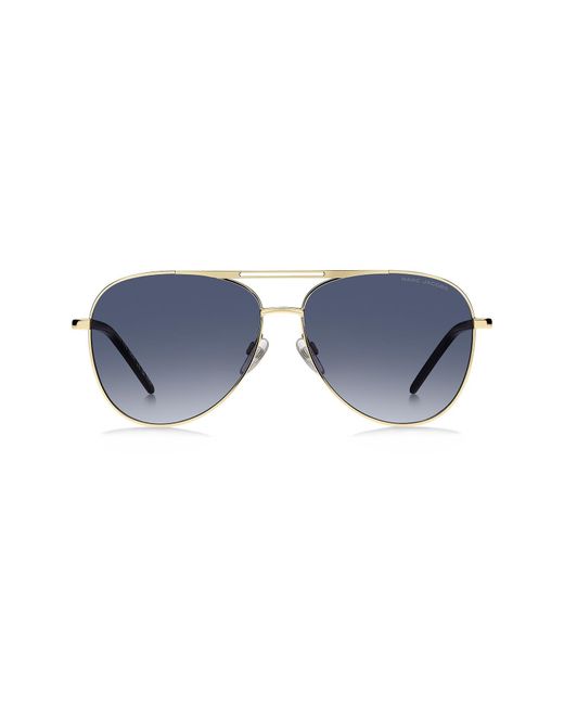 Marc Jacobs Blue 59Mm Gradient Pilot Sunglasses