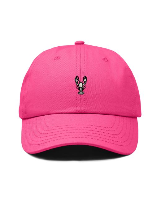 Alix Pink Lobster Dad Cap
