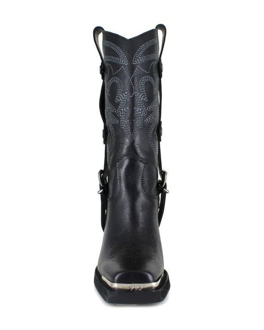Zigi Black Amaranta Cowboy Boot