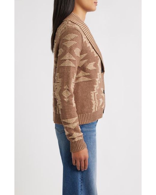 Pendleton Blue Textured Cotton Cardigan