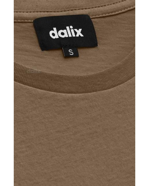 Alix Brown Bow Lightweight High Waisted Tee