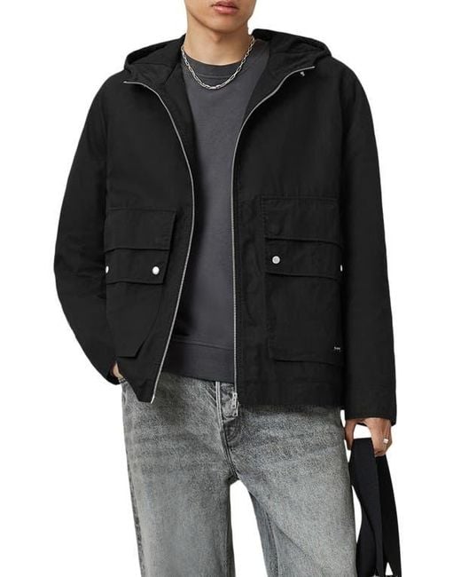 AllSaints Black Morton Jacket for men