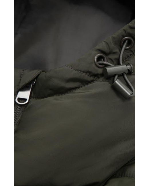 Rokka&Rolla Gray Midweight Puffer Jacket for men