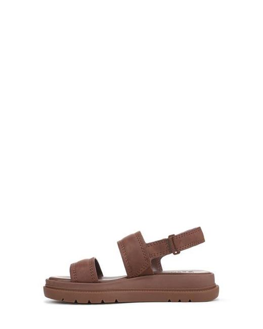 Naturalizer Brown Attract Slingback Platform Sandal