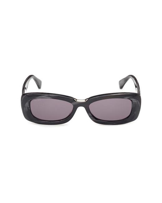 Max Mara Multicolor 53Mm Rectangular Sunglasses