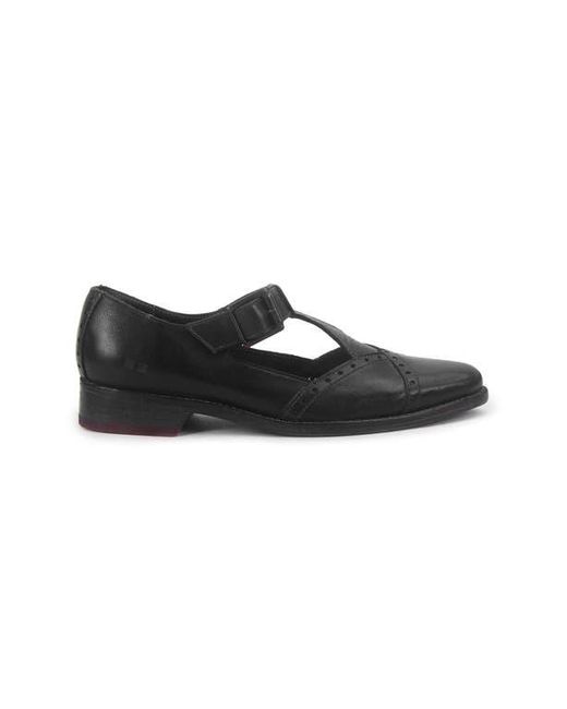 Bed Stu Black Jenny Pointed-Toe Flat
