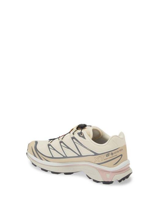 Salomon White Gender Inclusive Xt-6 Gore-Tex Waterproof Sneaker