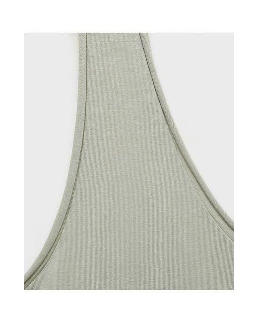 Mango Gray Stretch Cotton Tank