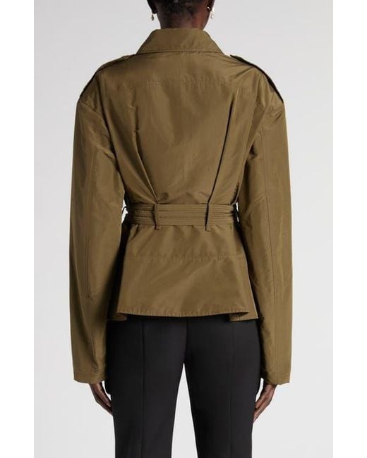 McQueen Green Belted Utility Jacket