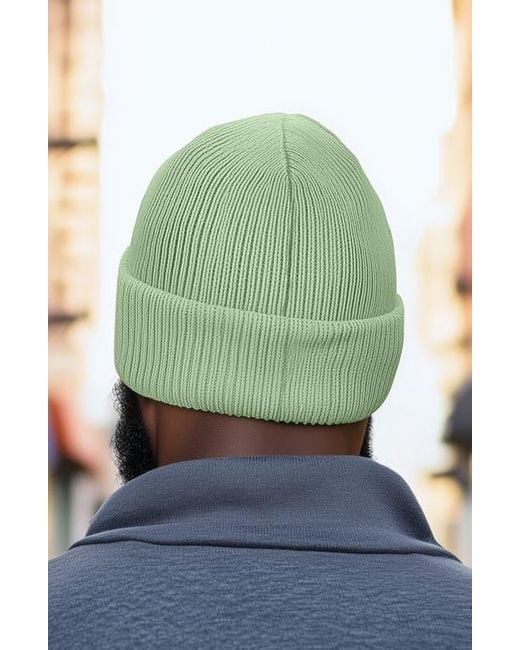 Alix Green Ice Bear Beanie for men