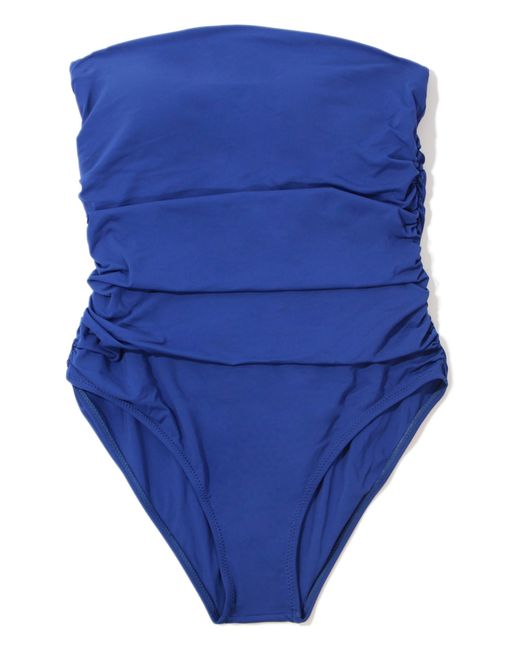 Hanky Panky Blue Strapless Bandeau One-piece Swimsuit