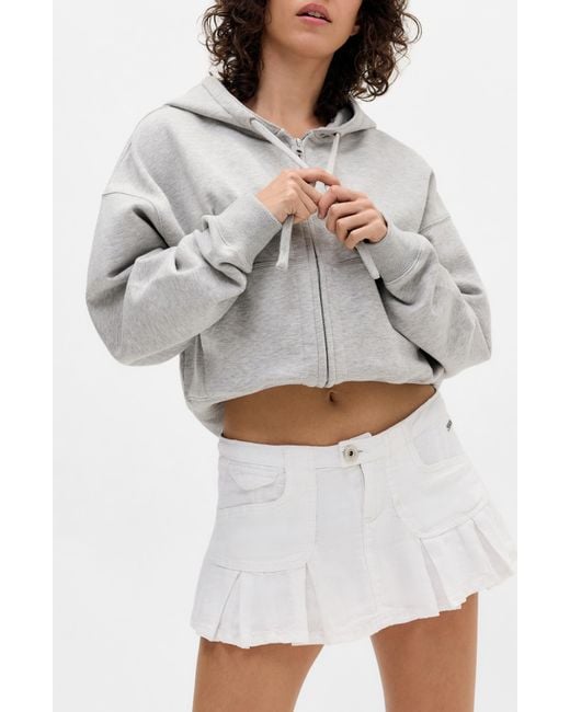 BDG Gray Ruby Linen Skort