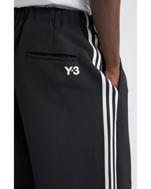 Y-3 Black 3-stripes Track Pants for men