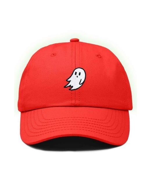 Alix Red Ghost Dad Hat