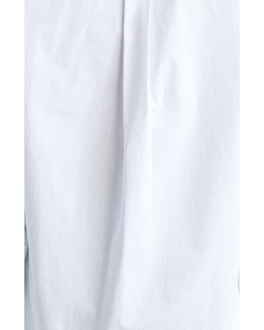 Coperni White Boyfriend Logo Cotton Button-Down Shirt