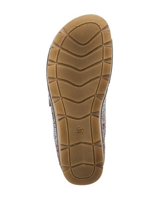 Flexus by Spring Step Multicolor Delphis Slide Sandal