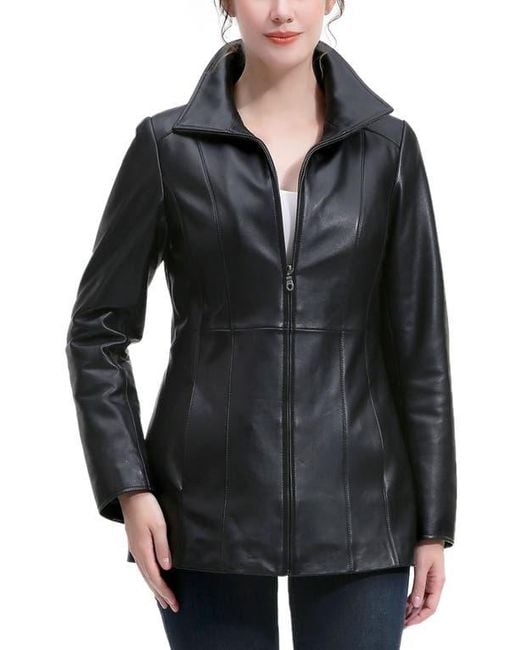 Kimi + Kai Black Amy Leather Jacket