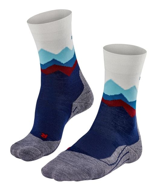 Falke Blue Tk2 Explore Crest Hiking Socks